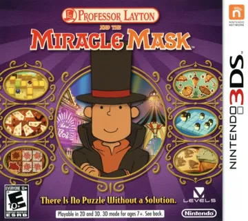 Professor Layton and the Miracle Mask (v01)(USA) box cover front